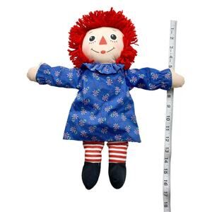 Raggedy Ann Doll Vintage Hasbro 2002 16 Inch Plush Doll 70081/70170